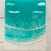 Emerald Beach Inspired Resin Art - Sunshine & Sweet Pea's Coastal Decor