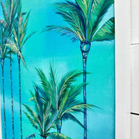 Original Palm Trees Painting - Sunshine & Sweet Pea's Coastal Decor