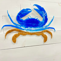 Beach Inspired Resin Crab Commission