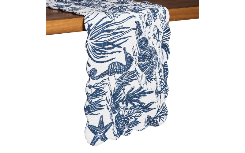 Reef Shores Table Linens Sunshine & Sweet Peas Coastal Decor