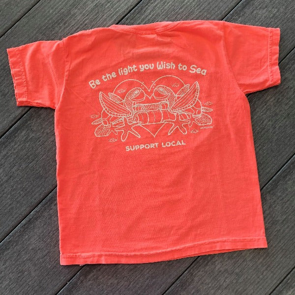 Be The Light You Wish To See Kid's T-Shirts - Sunshine & Sweet Pea's Coastal Decor