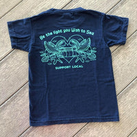 Be The Light You Wish To See Kid's T-Shirts - Sunshine & Sweet Pea's Coastal Decor
