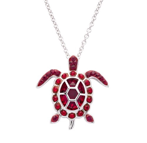 Crystal 2025 turtle necklace