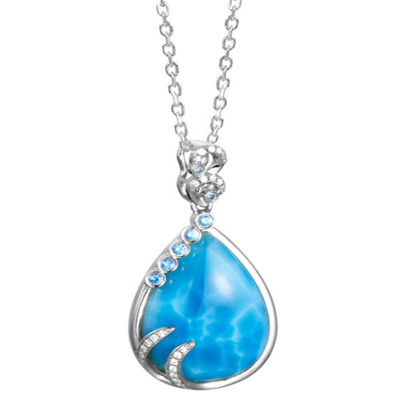 Larimar Teardrop Pendant