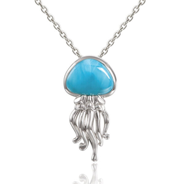 Larimar Jellyfish Pendant - Sunshine & Sweet Pea's Coastal Decor