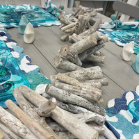 Driftwood Garland Sunshine & Sweet Peas Coastal Decor