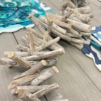 Driftwood Garland Sunshine & Sweet Peas Coastal Decor