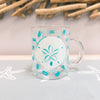 Sand Dollar Glass Mug - Sunshine & Sweet Pea's Coastal Decor