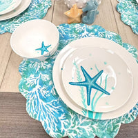 Sea Life Hand Painted Ceramic Dish Set - Sunshine & Sweet Pea's Coastal Decor