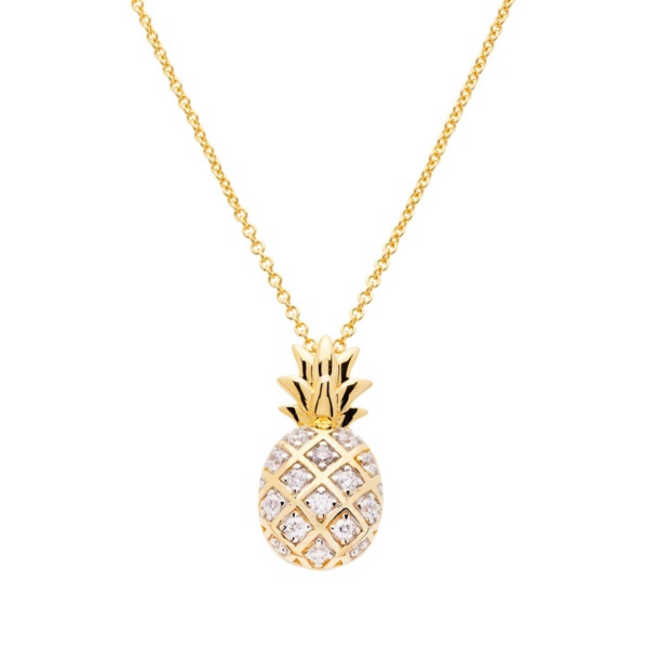 Gold Vermeil Pineapple Necklace