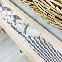 Ticking Stripe Table Runner - Sunshine & Sweet Pea's Coastal Decor