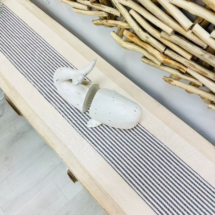 Ticking Stripe Table Runner - Sunshine & Sweet Pea's Coastal Decor