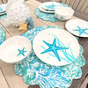 Sea Life Hand Painted Ceramic Dish Set - Sunshine & Sweet Pea's Coastal Decor