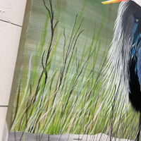 Coastal Bird Original Painting - Sunshine & Sweet Pea's Coastal Decor
