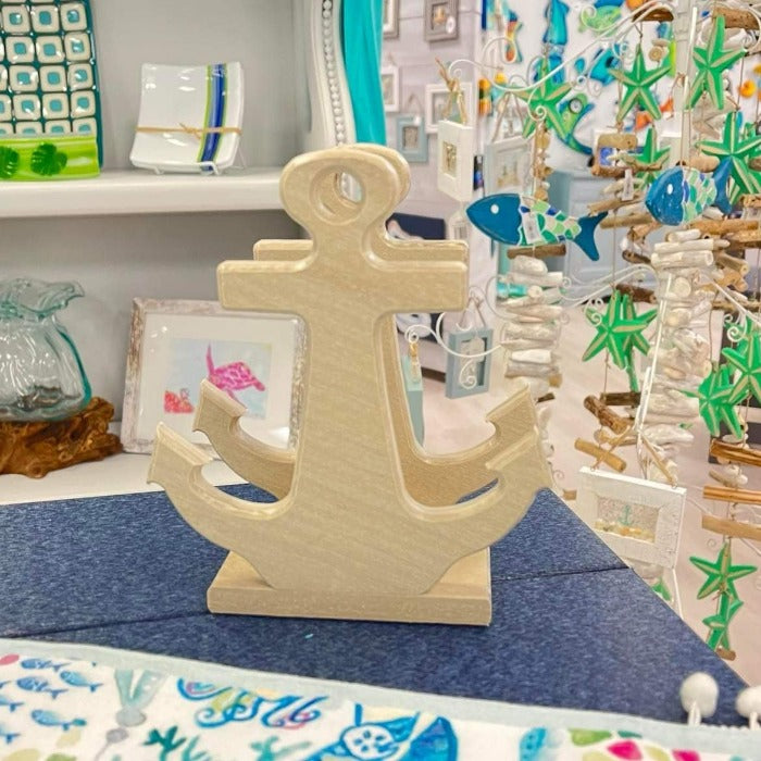 Anchor Poly Napkin Holder - Sunshine & Sweet Pea's Coastal Decor