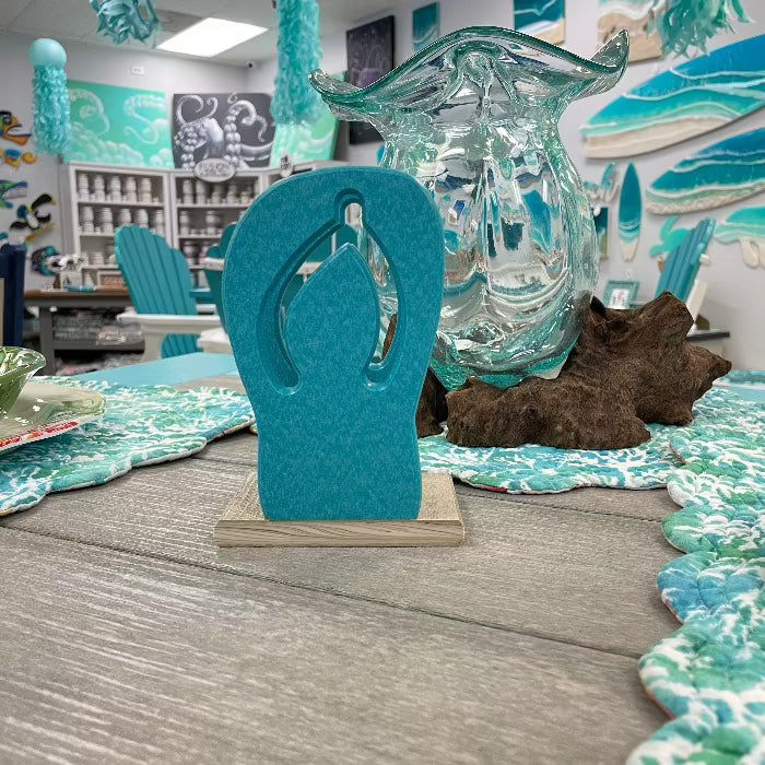 Flip Flop Poly Napkin Holder - Sunshine & Sweet Pea's Coastal Decor