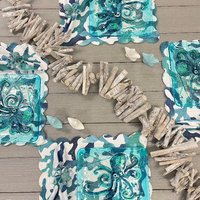Driftwood Garland Sunshine & Sweet Peas Coastal Decor