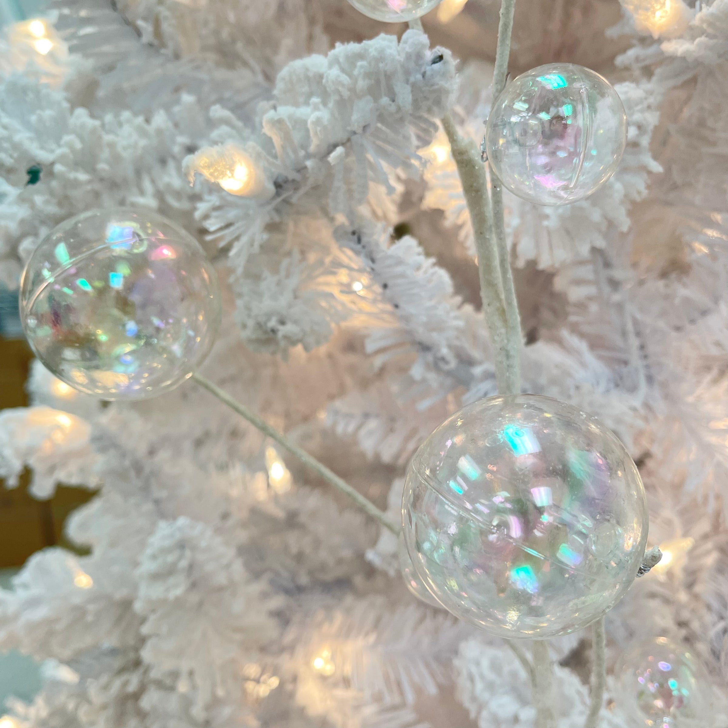 Iridescent Bubble Sprigs Decoration