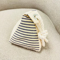 Buoy Doorstops Beige with Blue Stripes - Sunshine & Sweet Pea's Coastal Decor