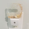 Acrylic Night Lights w/ Coastal Designs in Glass, Sand, Shells Resin