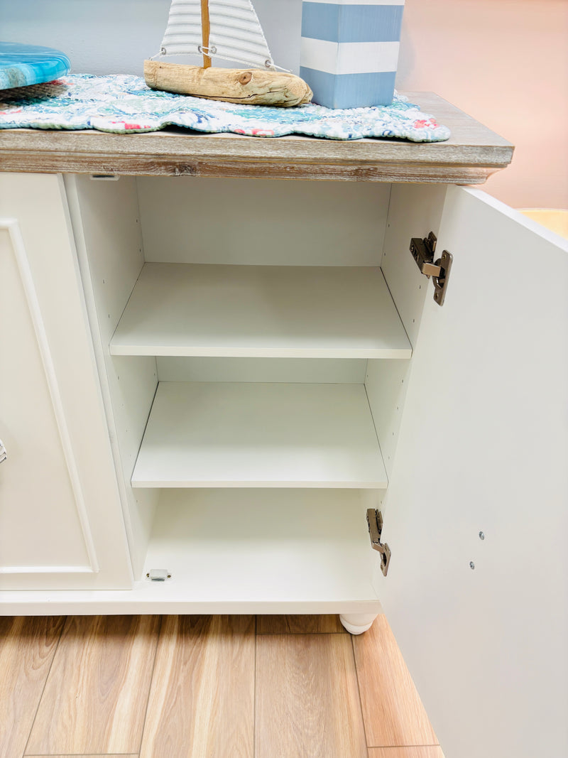 Seashell Accented Credenza