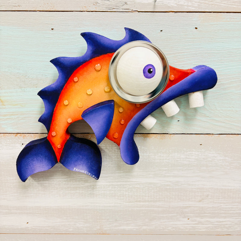 "Simon Drippington" Wooden Funky Fish