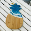 Assorted Pineapple Bamboo Charcuterie Boards w/Resin