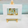 Assorted Mini Framed Resin Art w/ Wooden Easel