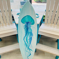 4 Foot Hand Painted Wooden Surfboards