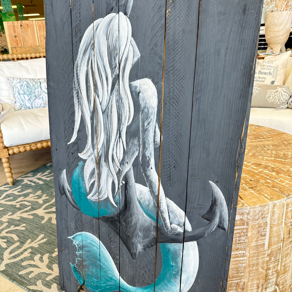 Wood Plank Mermaid