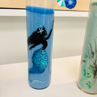 Assorted Artist Painted Glass Candles