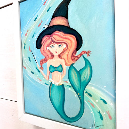 Witch Mermaid Painting