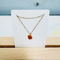 Sea Glass Drop Necklace