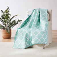 Assorted Quilted Reversible Coastal Throw Blankets