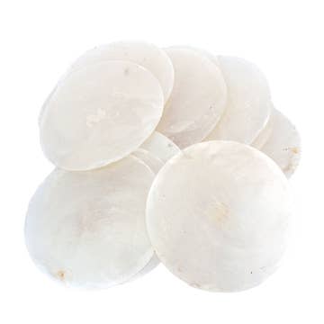 Bulk Capiz Shells 8oz, 2-3"