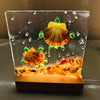Acrylic LED Lights w/ Coastal Designs in Glass, Sand, Shells Resin