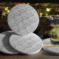 Absorbent Clay Coaster Set