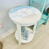 Coastal Accent Table w/ Anastasia Musick Art