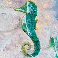 Assorted Seahorse Resin Christmas Ornaments