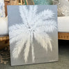 20"x 24" Original Palm Trees Painting Sunshine & Sweet Peas Coastal Deco
