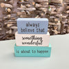 Coastal Wooden Word Blocks