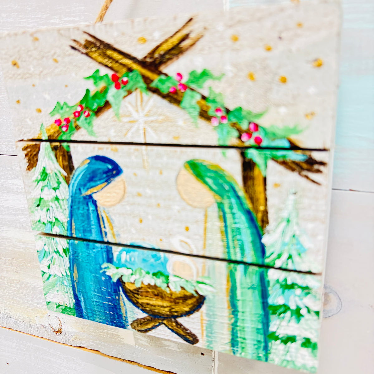 Assorted Hand Painted Holy Family Art