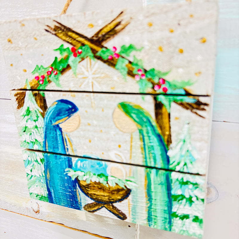 Assorted Hand Painted Holy Family Art