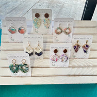 Assorted Dangle Polymer Clay Earrings