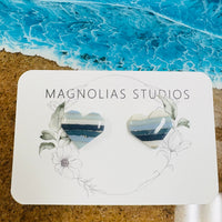 Assorted Polymer "Tidal Agate" Earrings