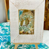 Assorted Mini Framed Resin Art w/ Wooden Easel