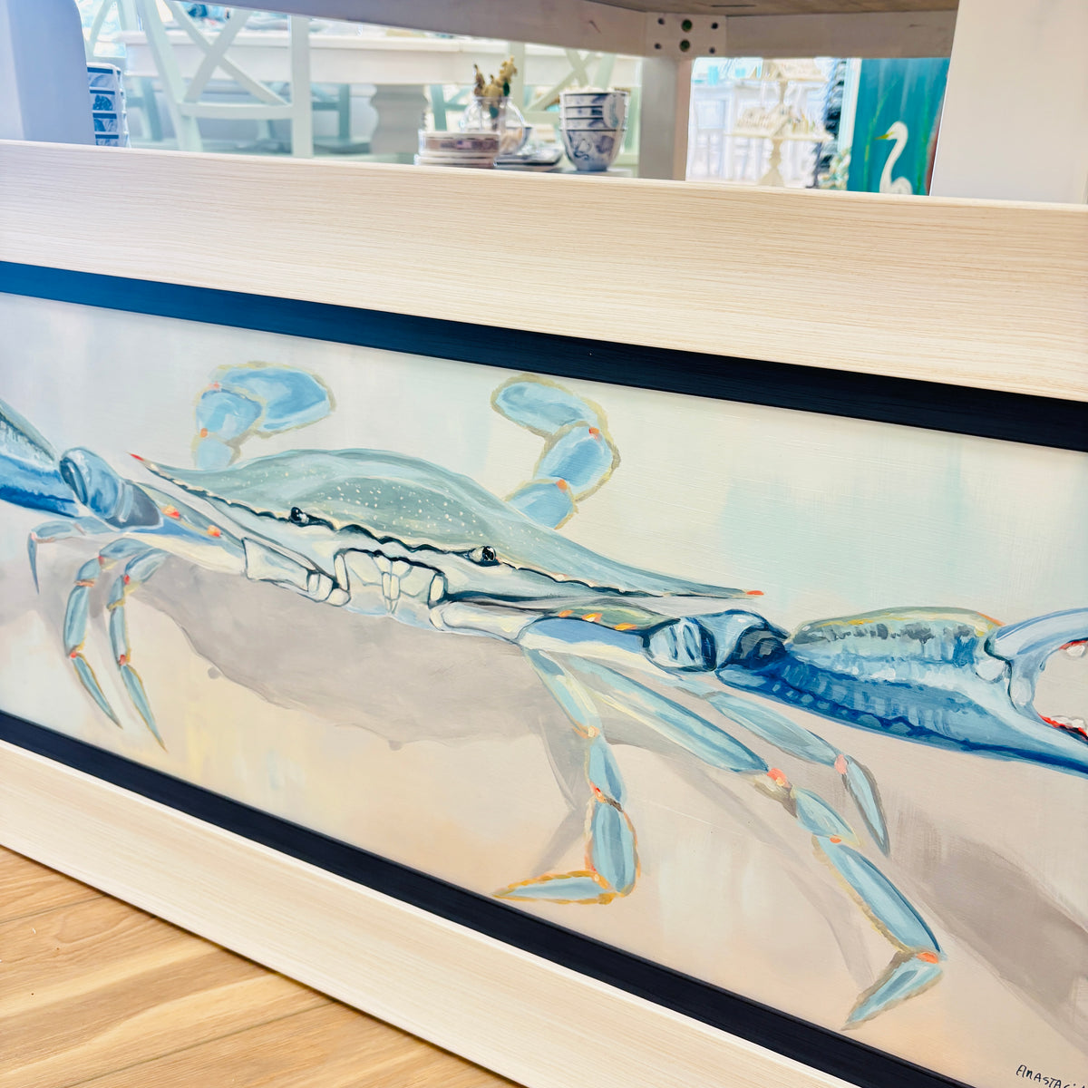 Blue Crab Framed Print