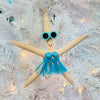 Beachy Lady Starfish Christmas Ornament