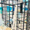 Coastal Pallet Hanging Shelves