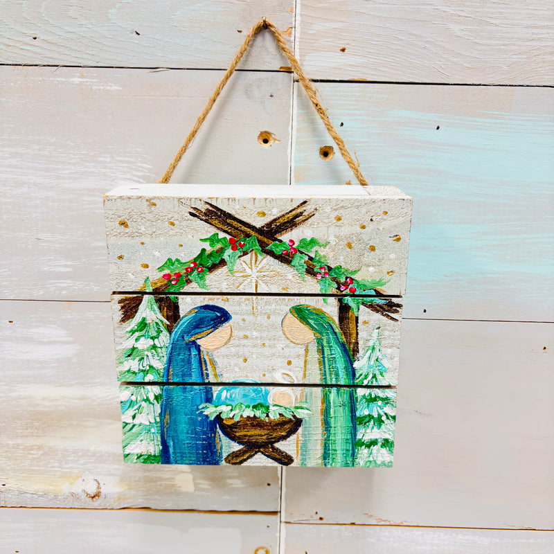 Assorted Hand Painted Holy Family Art